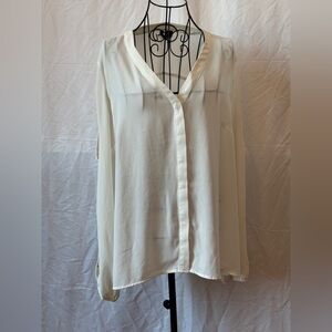 217 - New Directions Cream Blouse